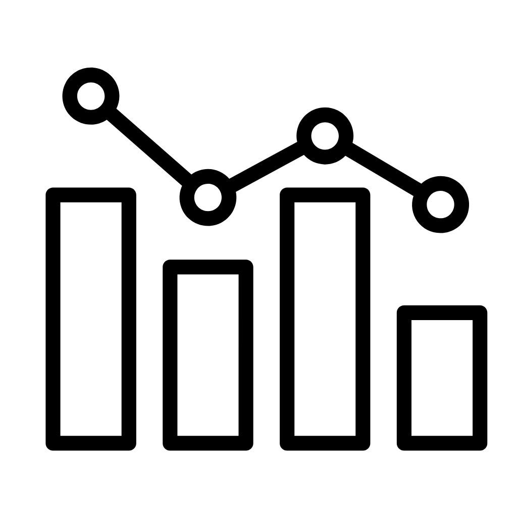 See trends over time icon